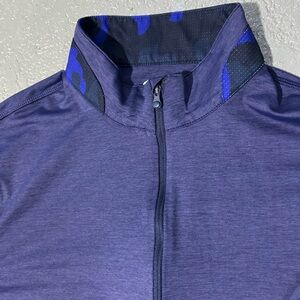 Greyson Men's XL Purple Lightweight Quarter-Zip